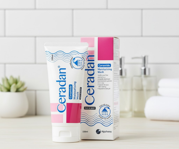 Sữa rửa mặt và toàn thân Ceradan Ceramide Moisturing Wash (150ml)